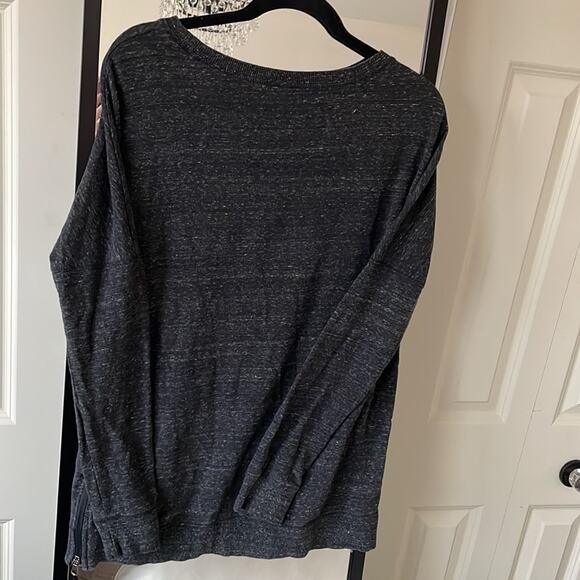 CALIA by CARRIE UNDERWOOD Gray Marled Athletic Sweatshirt Size Small - Picture 4 of 5